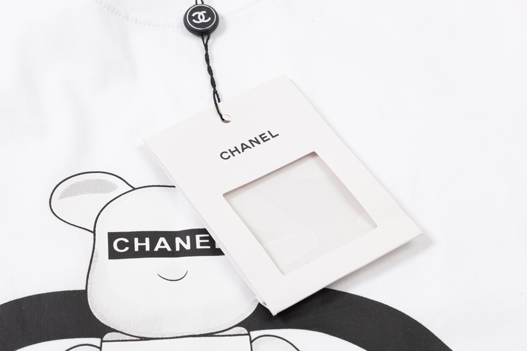 CHANEL香奈兒暴力熊高仿女款T恤純棉