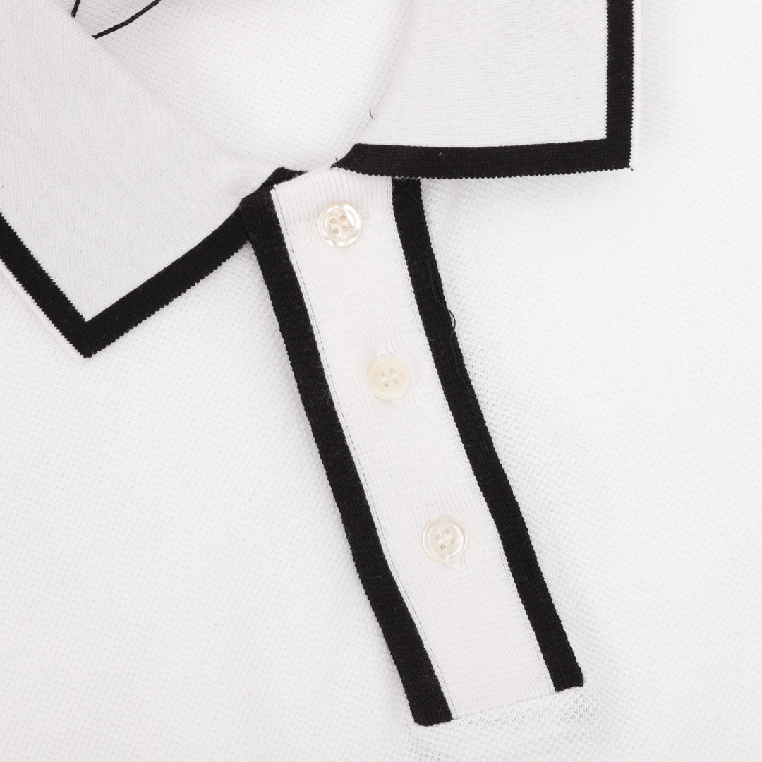 CHANEL 香奈兒高仿衣服翻領純棉短袖Polo衫女款