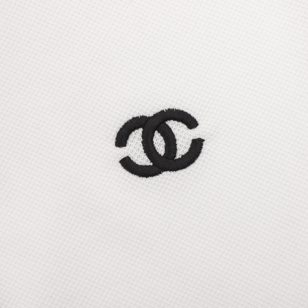 CHANEL 香奈兒高仿衣服翻領純棉短袖Polo衫女款