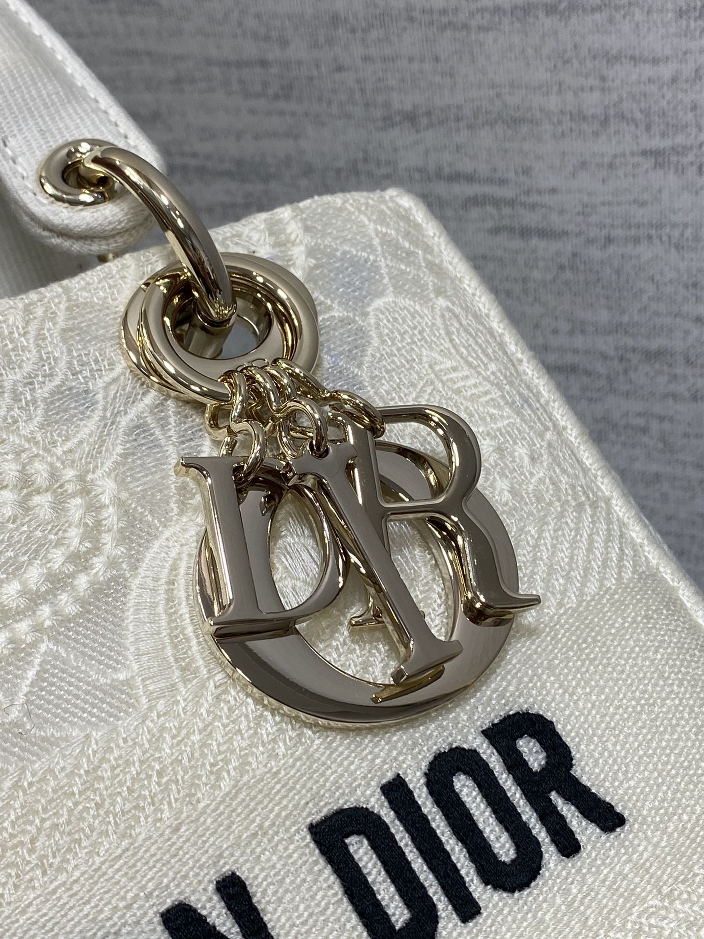 DIOR頂級A貨Lady系列手提包白色