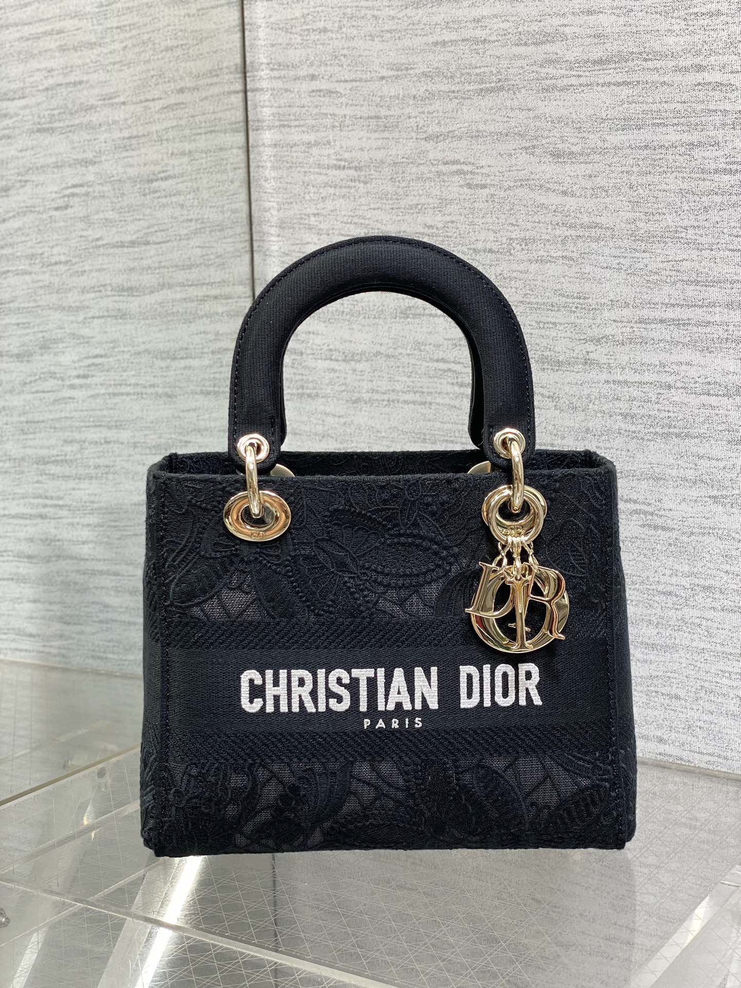 Lady系列DIOR頂級原單復刻女士手提包 黑色