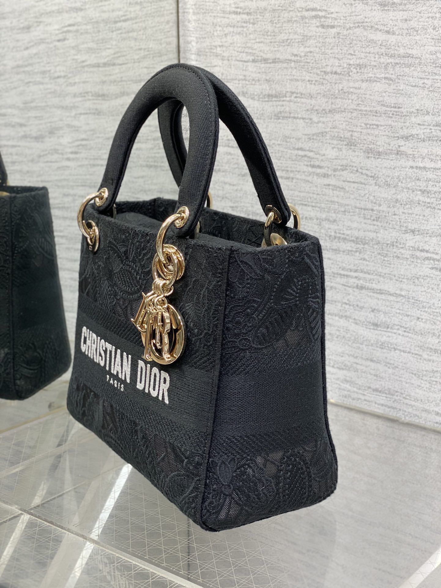 Lady系列DIOR頂級原單復刻女士手提包 黑色