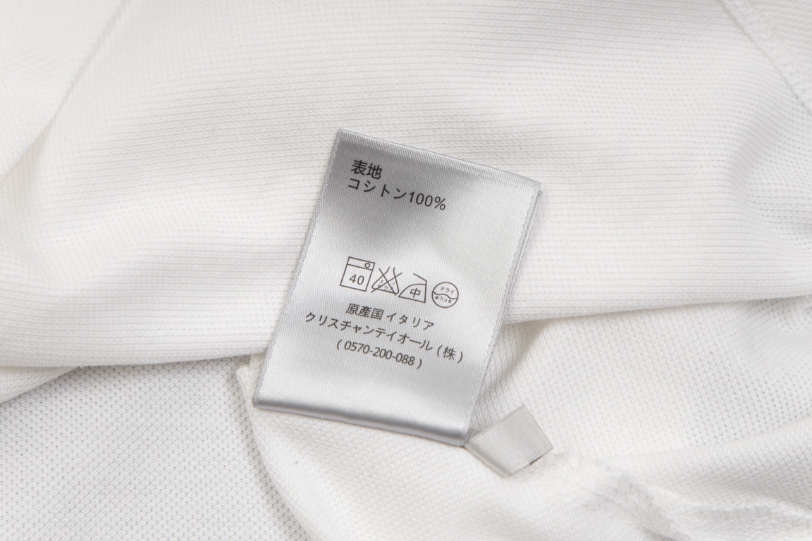 DIOR經典純棉高仿原單衣服 Polo衫短袖