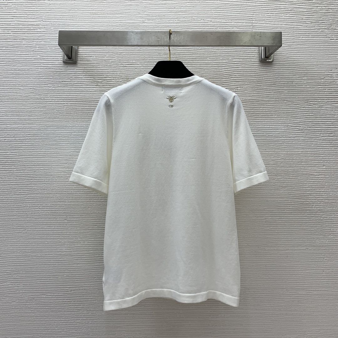 DIOR一比一針織面料短袖上衣精品衣服