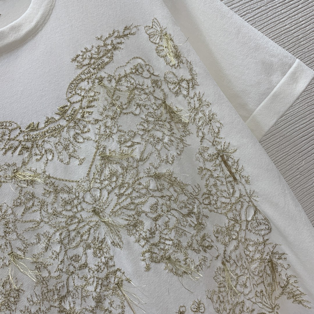 DIOR一比一針織面料短袖上衣精品衣服