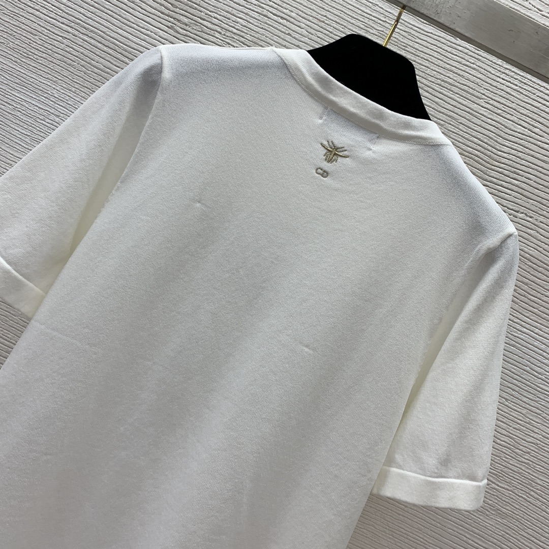 DIOR一比一針織面料短袖上衣精品衣服