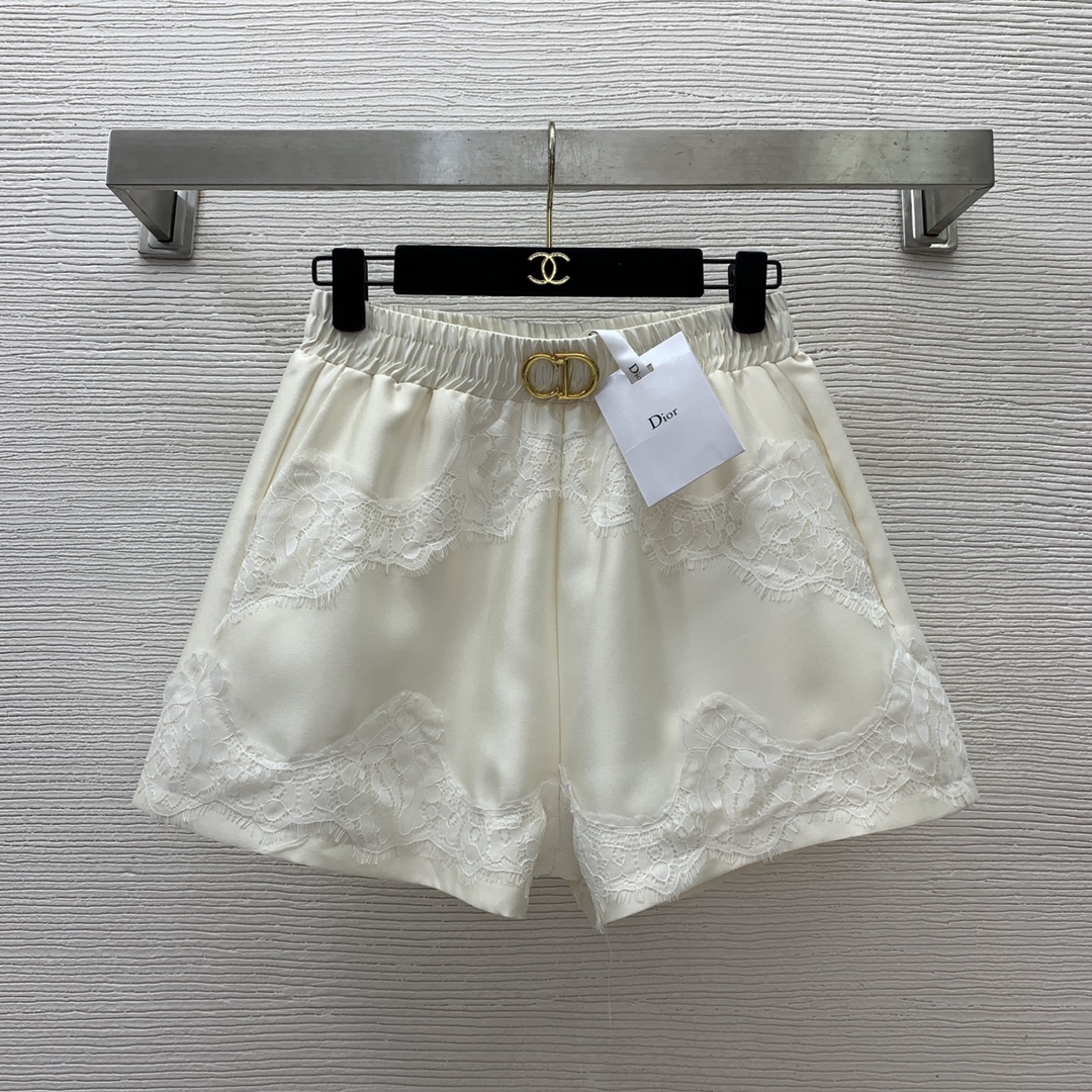 DIOR超級舒適的面料夏季短褲高仿褲子女款