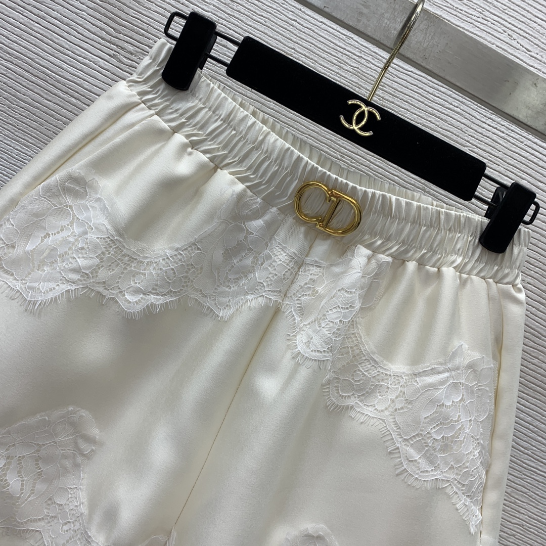 DIOR超級舒適的面料夏季短褲高仿褲子女款