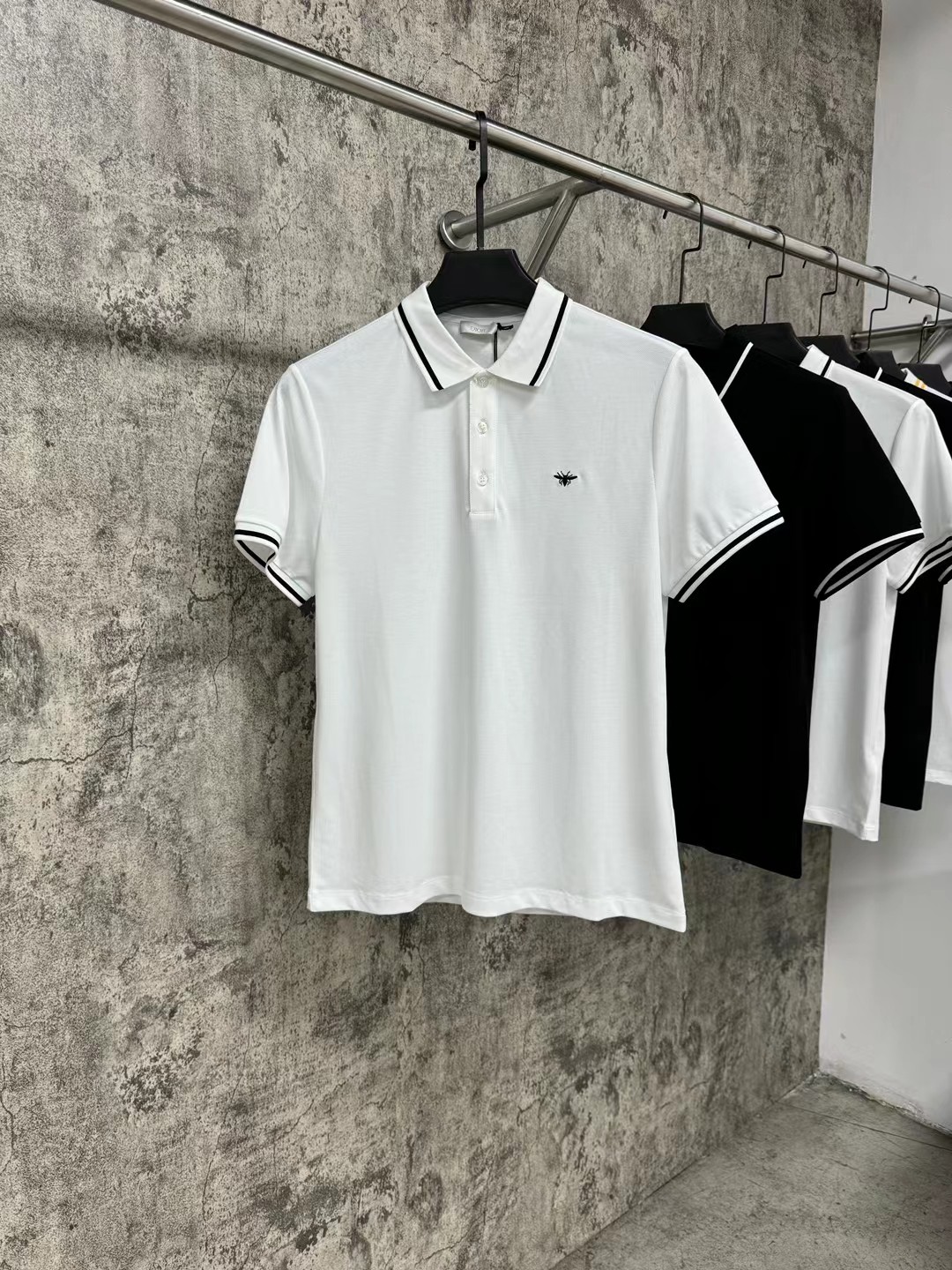 DIOR頂級原單絲光棉Polo衫頂級刺繡logo