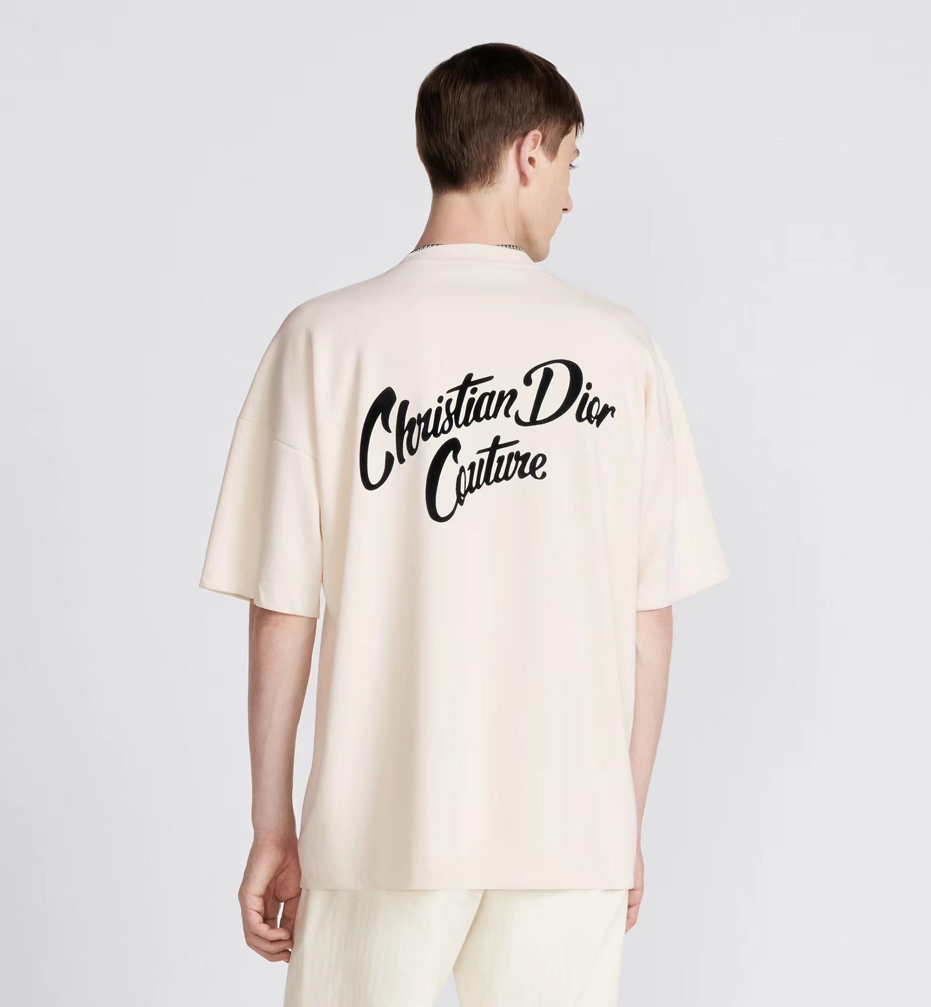專櫃同步DIOR高仿衣服夏季圓領短袖T恤