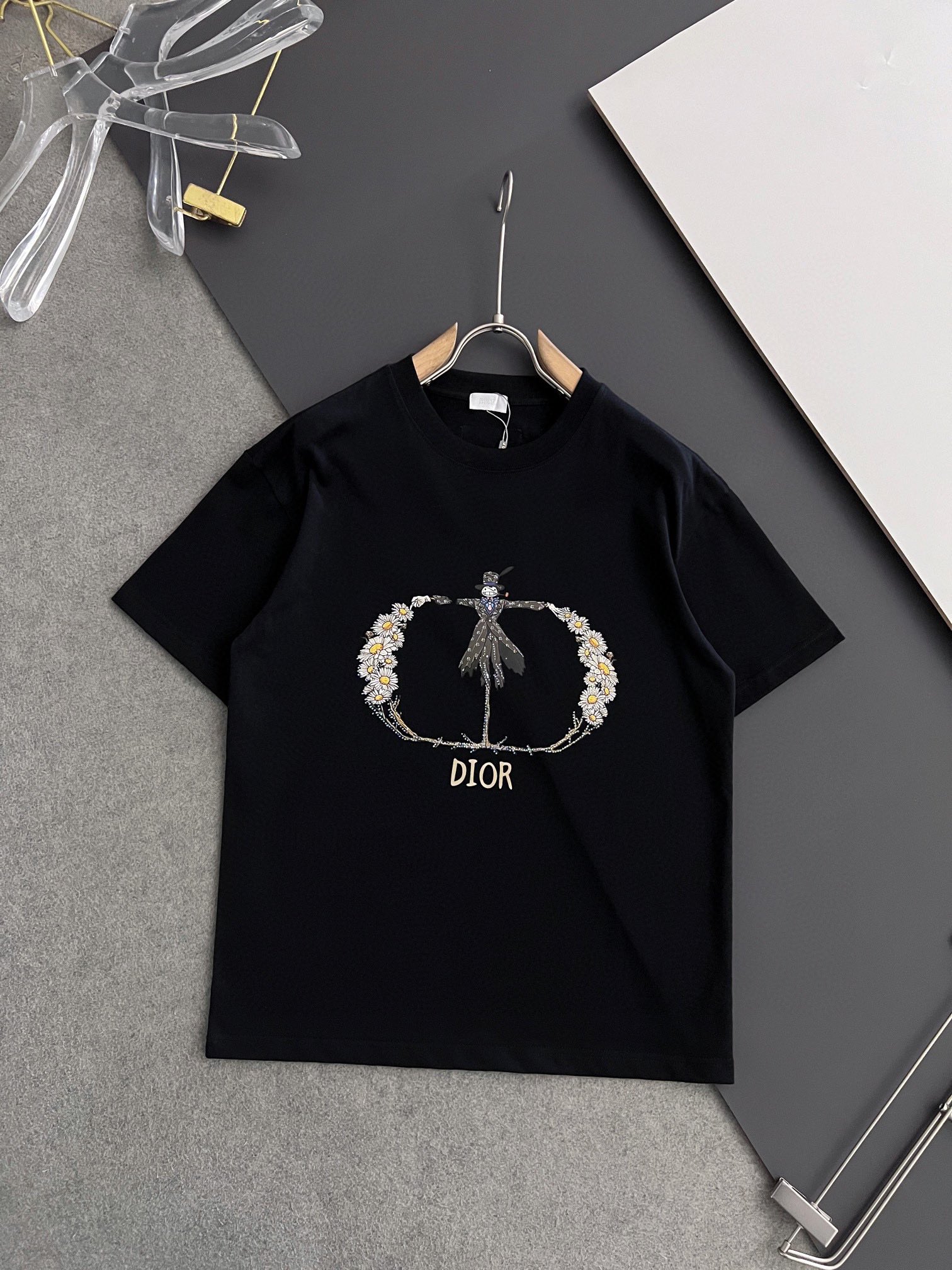 DIOR高仿印花短袖T恤超級好看的印花 一比一設計