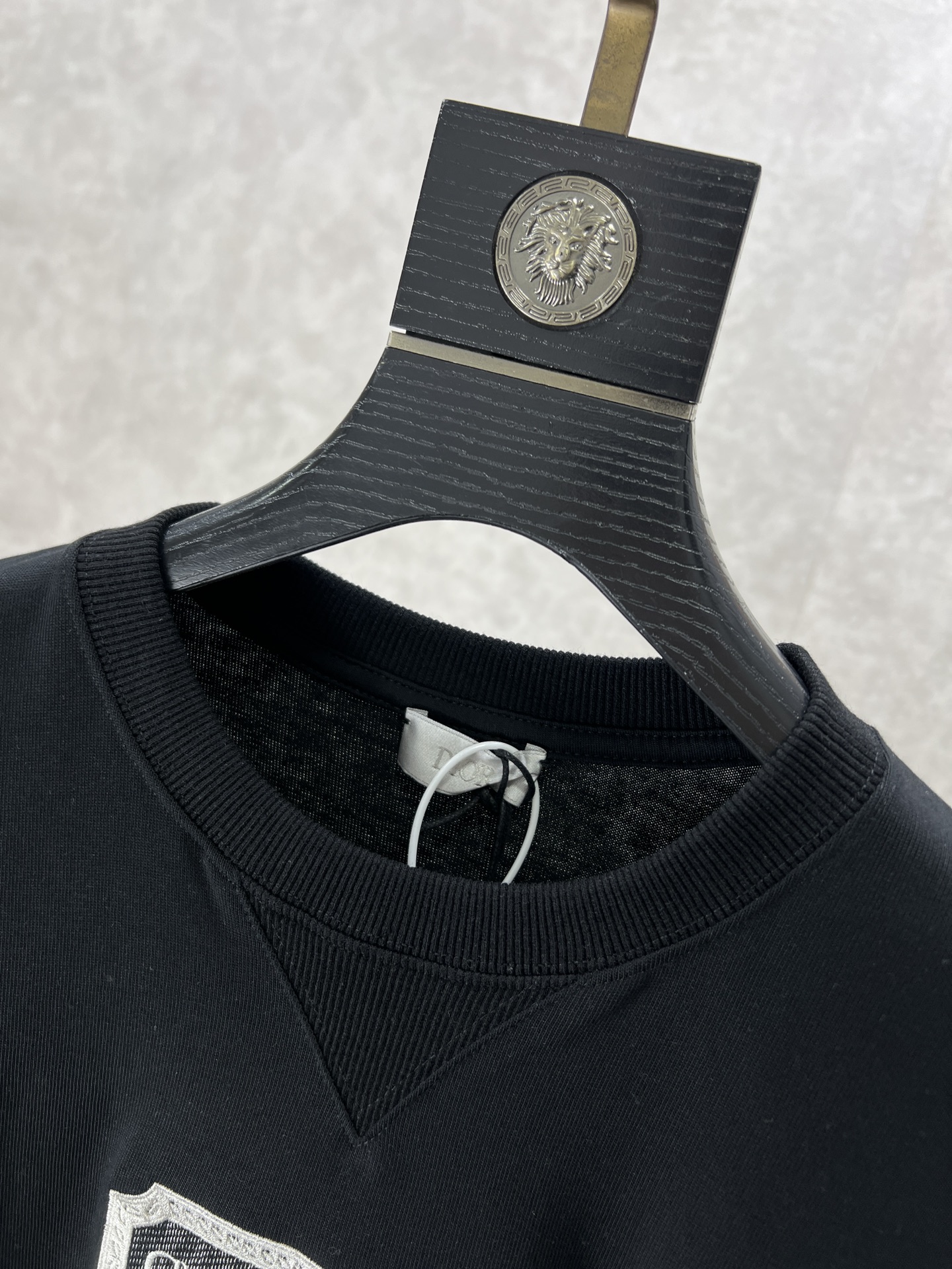 DIOR2024新品高仿男裝衣服純棉短袖T恤 黑色