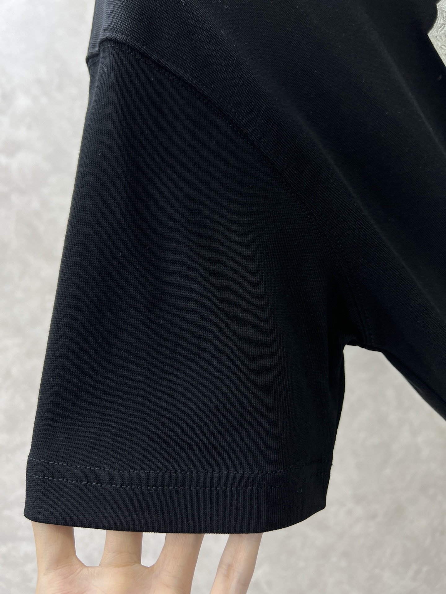 DIOR2024新品高仿男裝衣服純棉短袖T恤 黑色