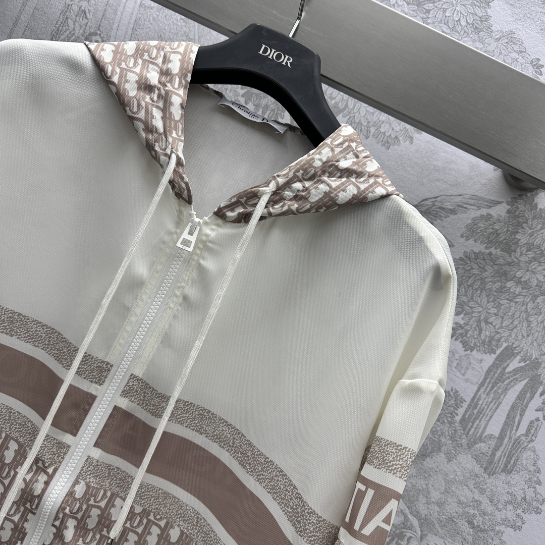 DIOR高仿女裝連帽套裝 夏季防曬服