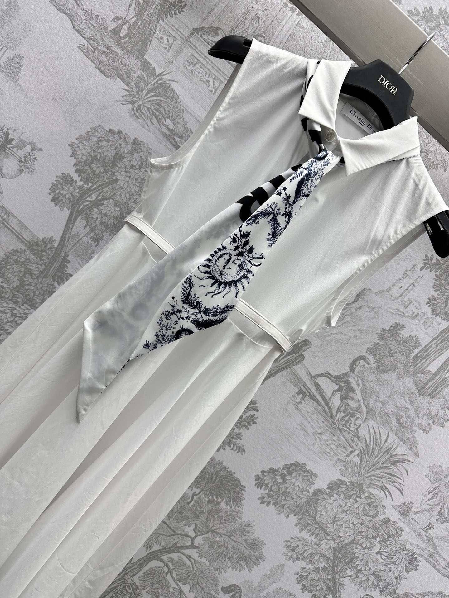 高仿DIOR衣服女裝無袖裙子 長裙