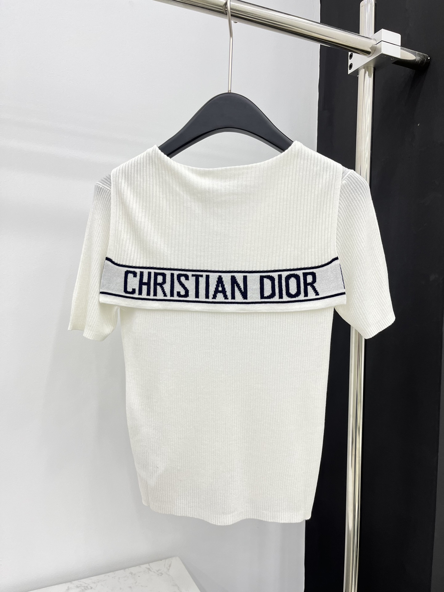 DIOR一比一高仿精品衣服 純棉針織上衣開衫短袖