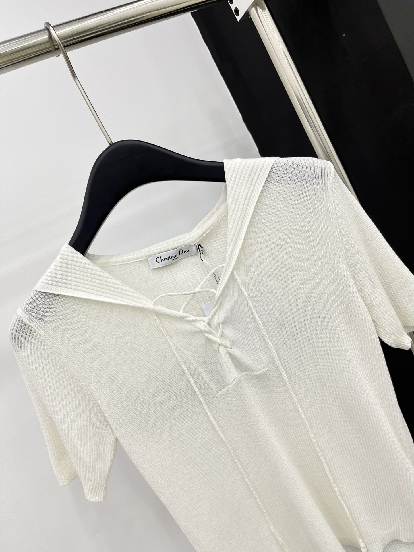 DIOR一比一高仿精品衣服 純棉針織上衣開衫短袖