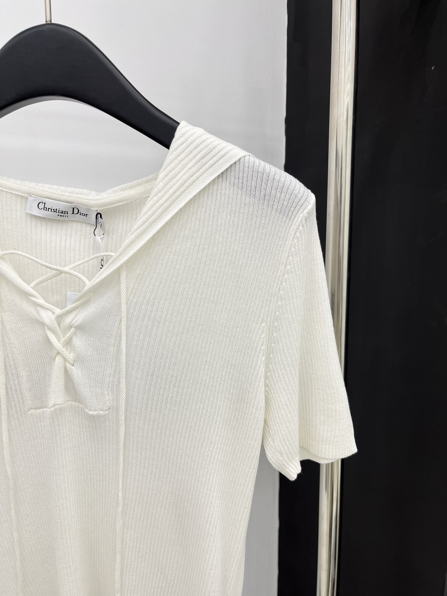 DIOR一比一高仿精品衣服 純棉針織上衣開衫短袖