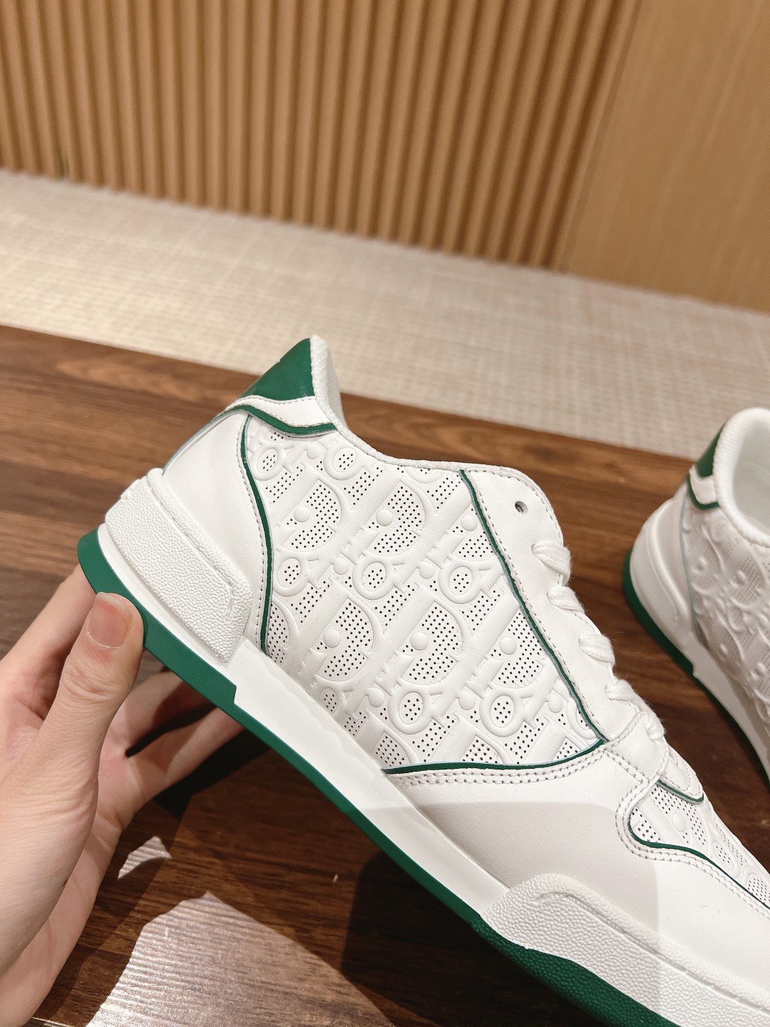 DIOR高仿one系列小白鞋女款真皮鞋 一比一付款