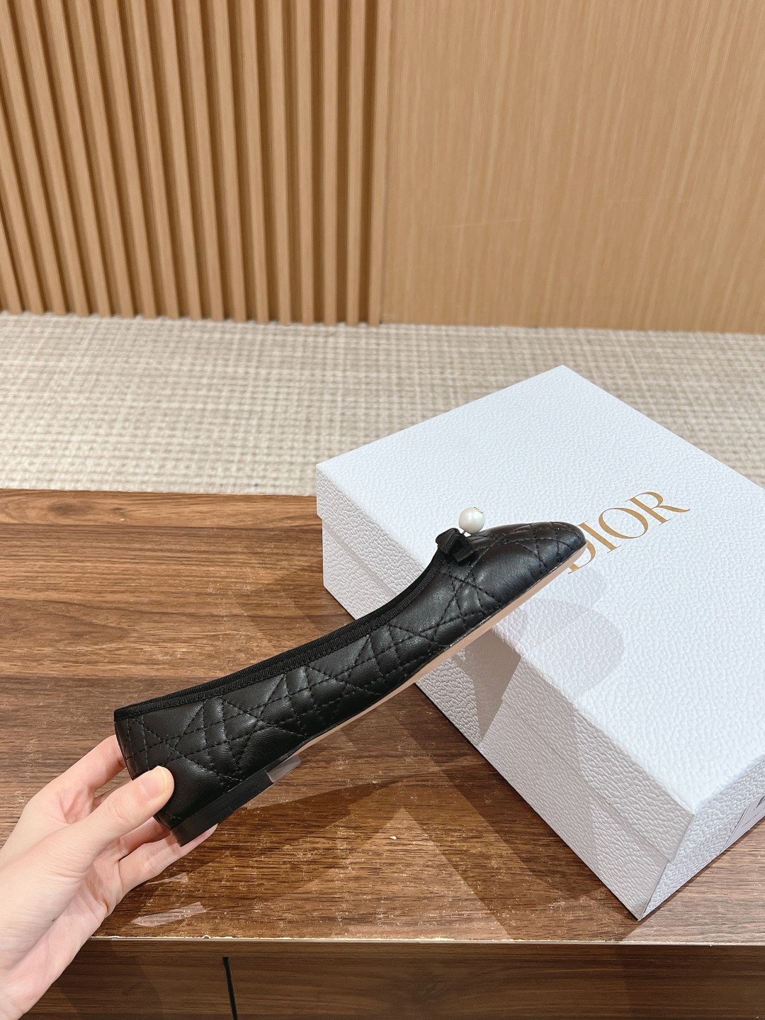 2024春夏珍珠單鞋 新品 小羊皮鞋面 女款鞋子 DIOR高仿鞋