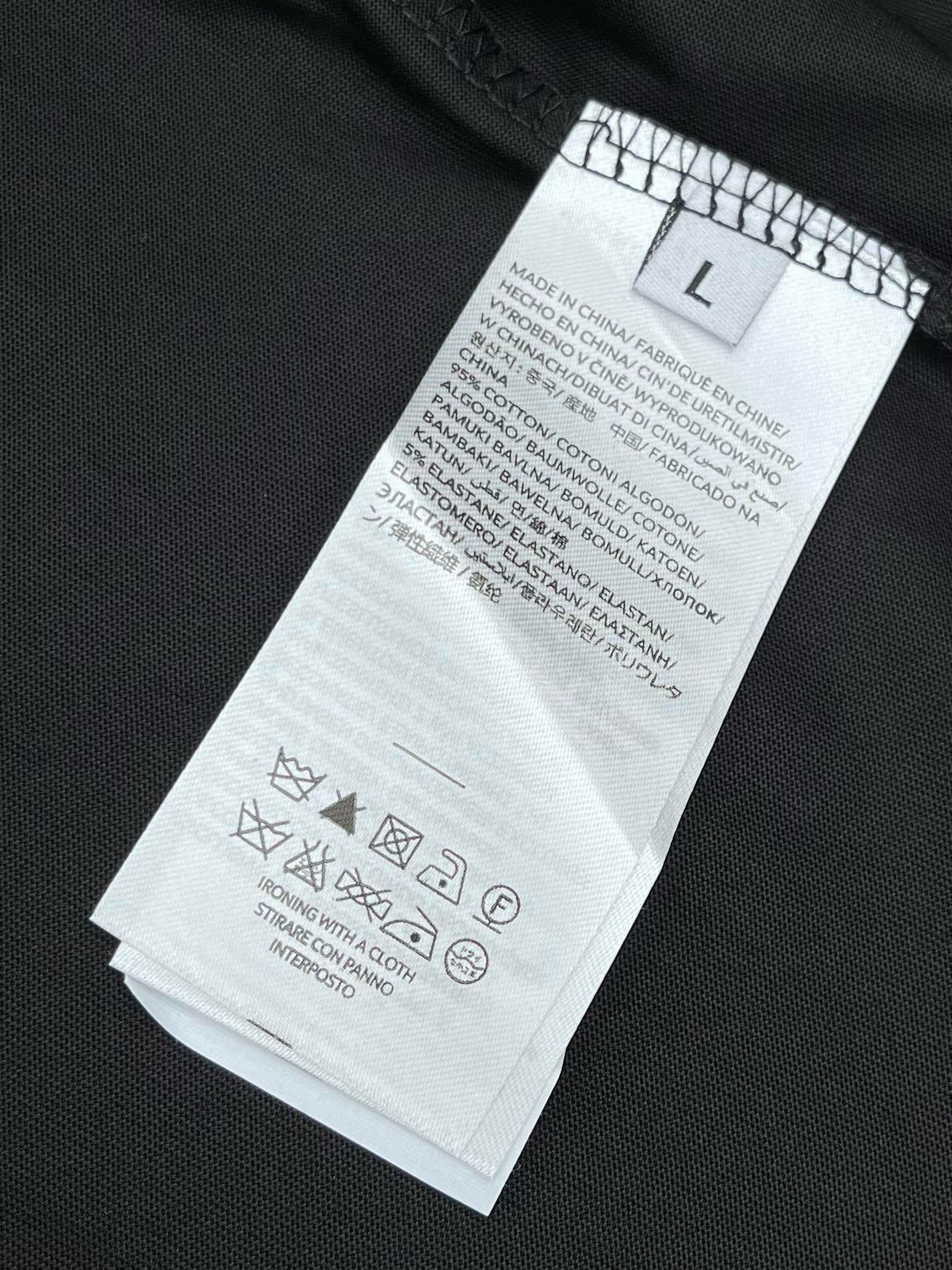 頂級復刻Fendi老佛爺圖案設計絲光棉短袖T恤