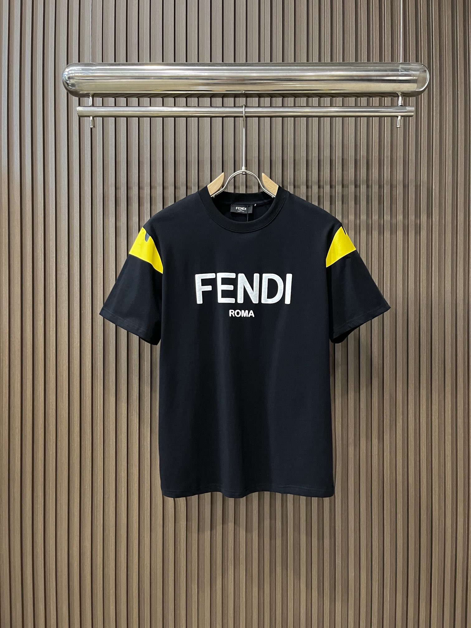 Fendi芬迪高仿最高版本純棉印花logo短袖T恤 專櫃同步男裝