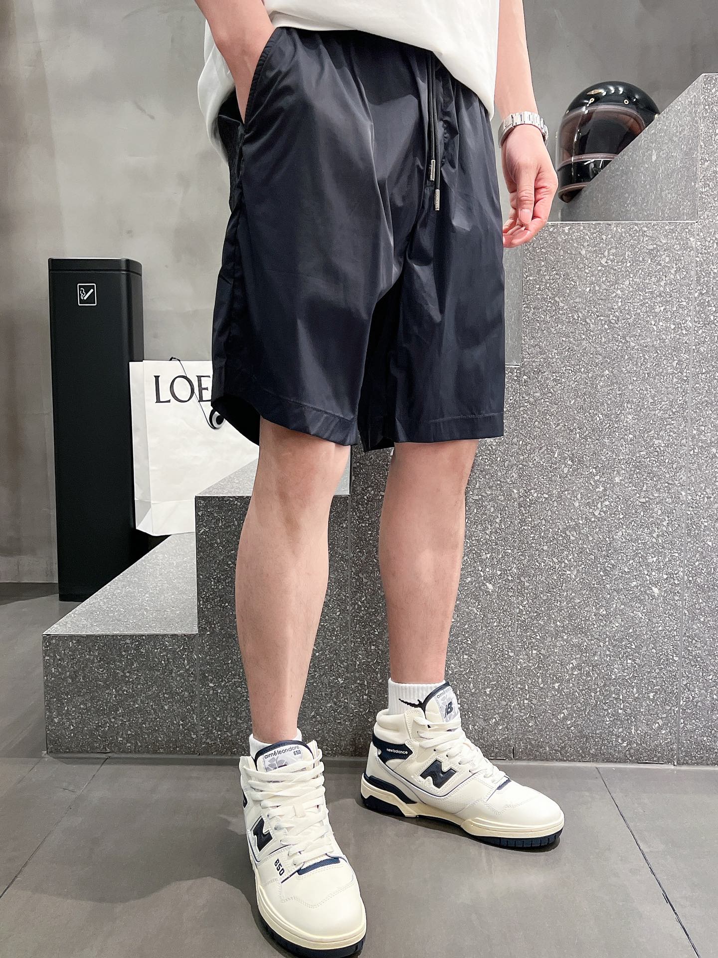 專櫃同步 男女同款 高仿芬迪Fendi五分休閒褲 短褲 男裝