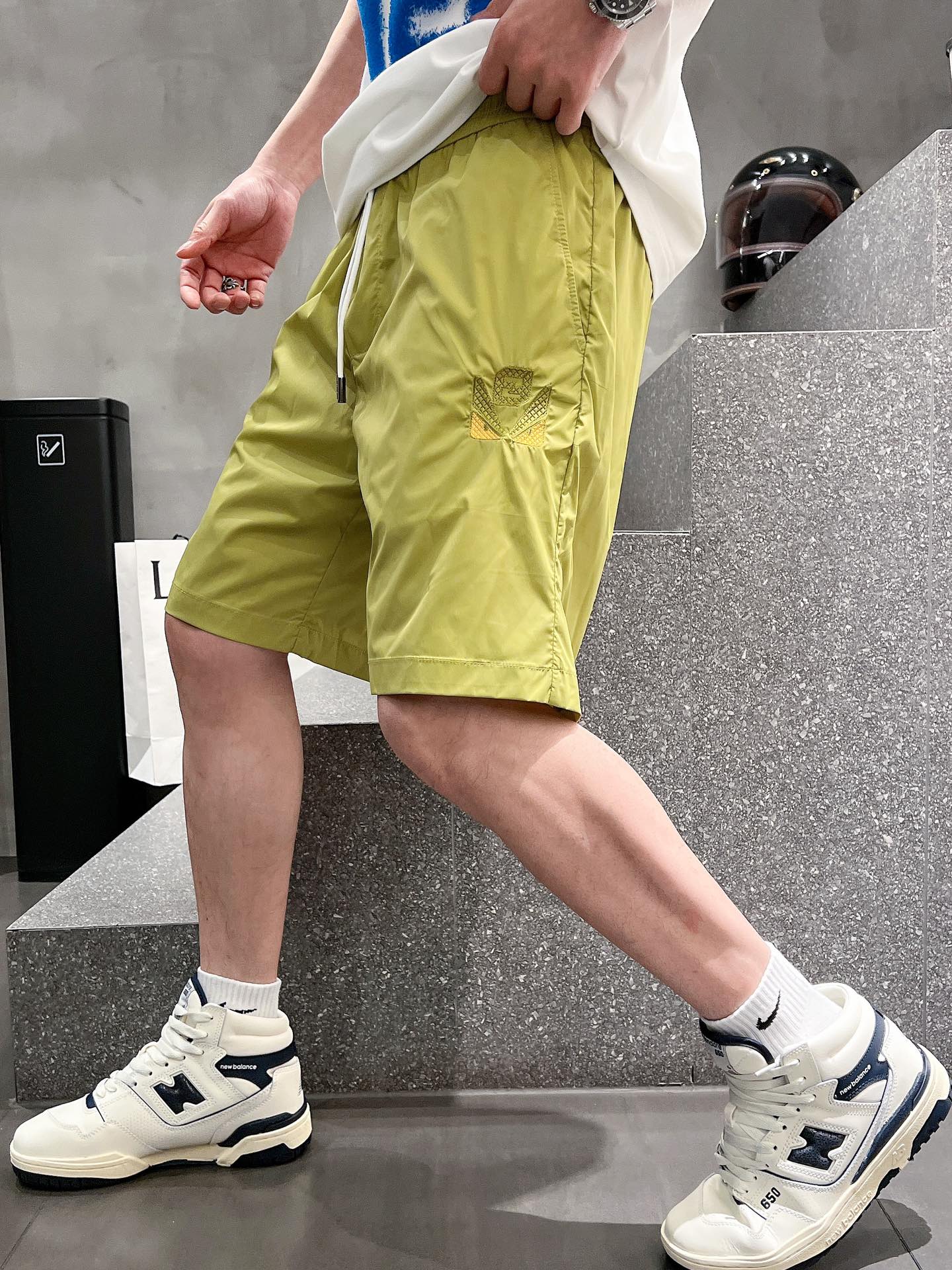 高仿芬迪Fendi短褲夏季新品五分褲休閒褲子