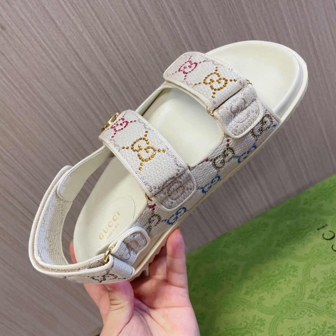 經典老佈鞋 Gucci高仿鞋沙灘鞋