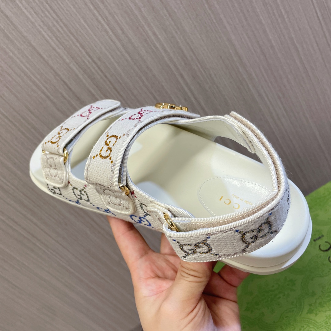 經典老佈鞋 Gucci高仿鞋沙灘鞋