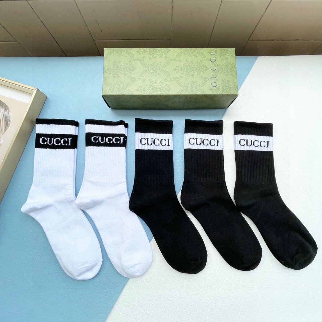 頂級原單Gucci純棉防臭襪子 男女同款 G家新品