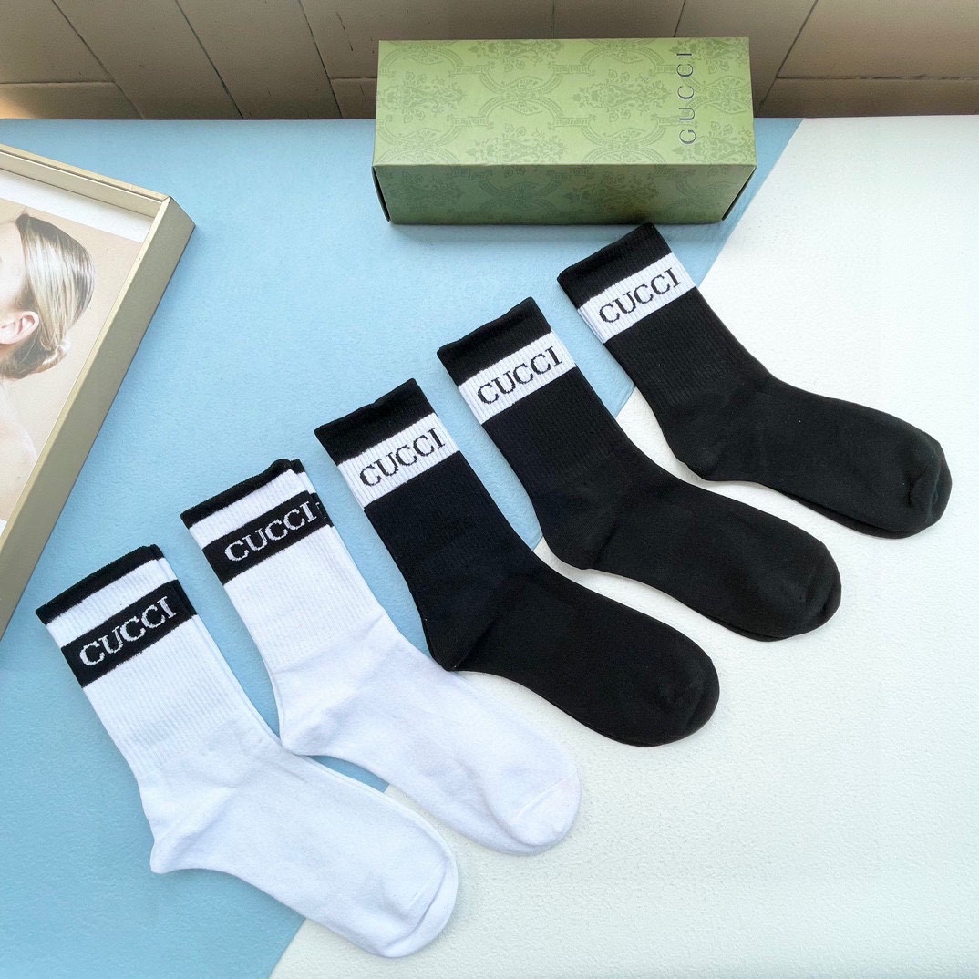 頂級原單Gucci純棉防臭襪子 男女同款 G家新品