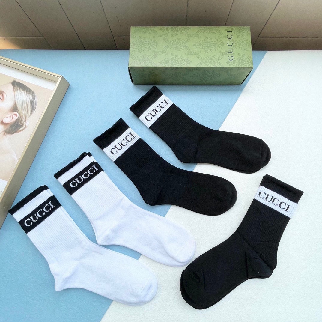 頂級原單Gucci純棉防臭襪子 男女同款 G家新品