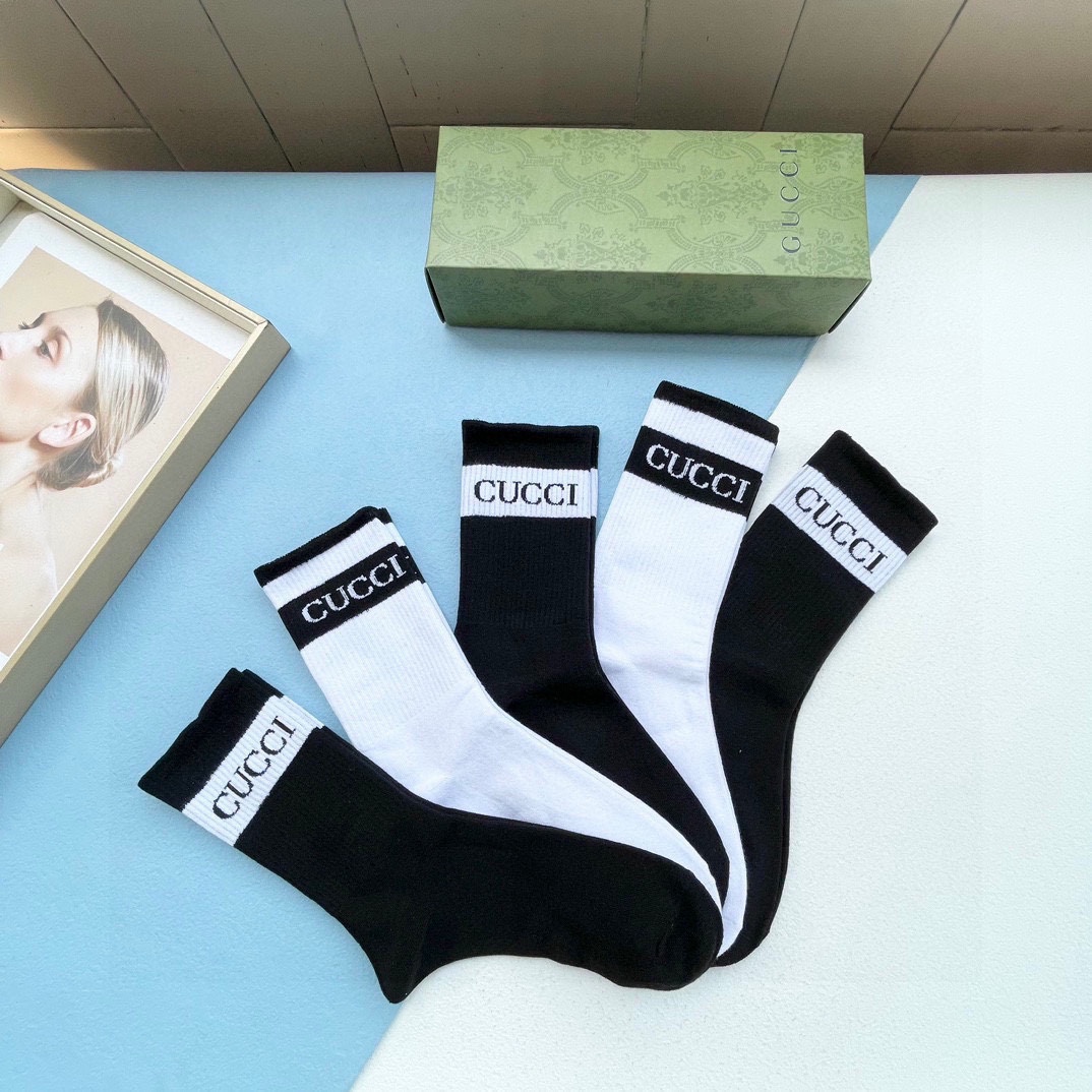 頂級原單Gucci純棉防臭襪子 男女同款 G家新品
