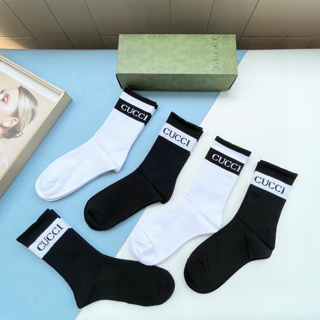 頂級原單Gucci純棉防臭襪子 男女同款 G家新品