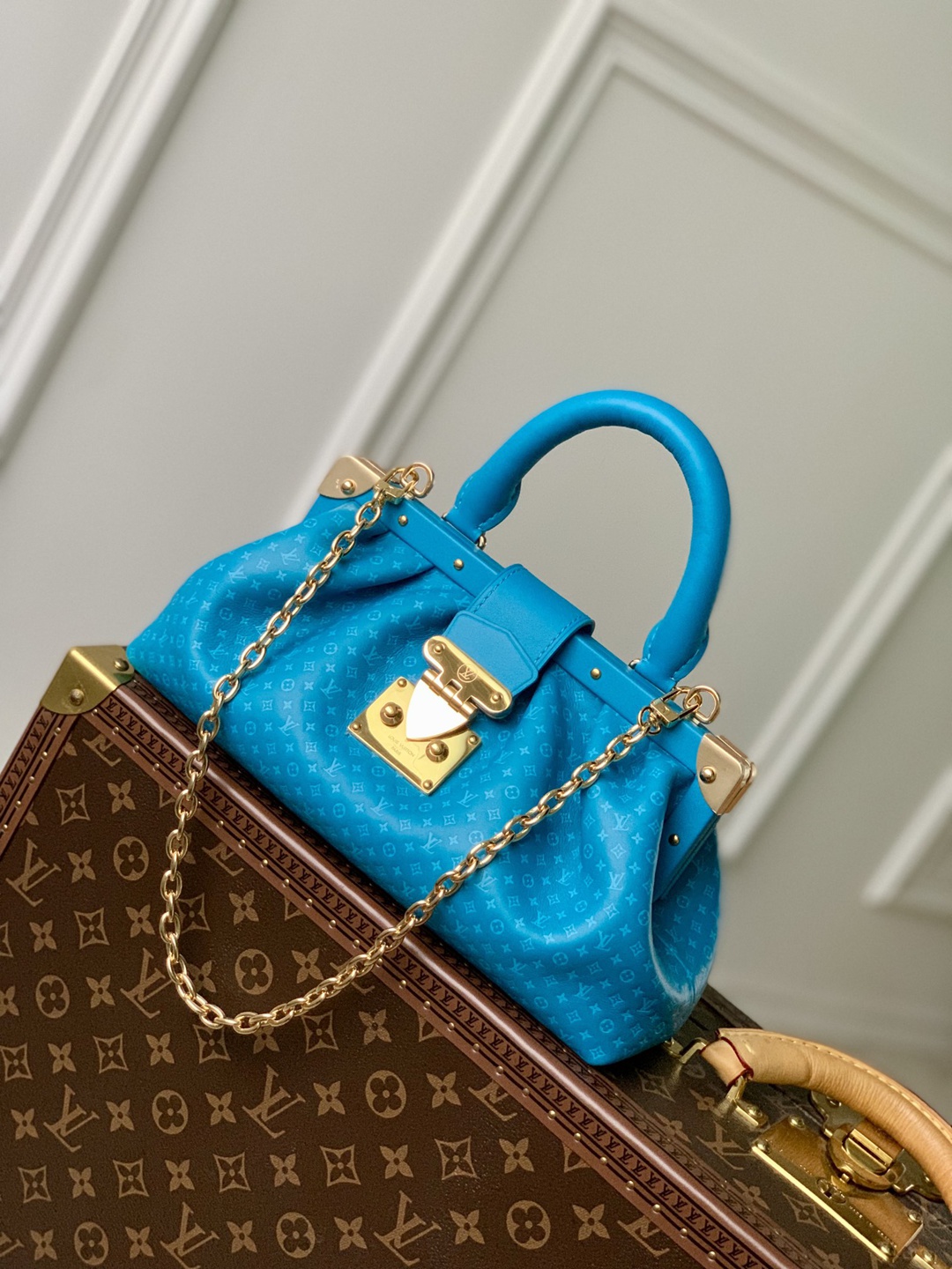 M22325Louis VuittonMonogram Clutch 高仿原單包包真皮皮質