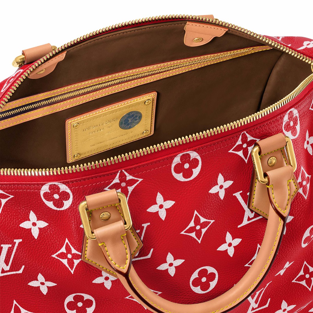 Louis Vuitton高仿精品包包SPEEDY P9 BANDOULIÈRE40手袋 紅色