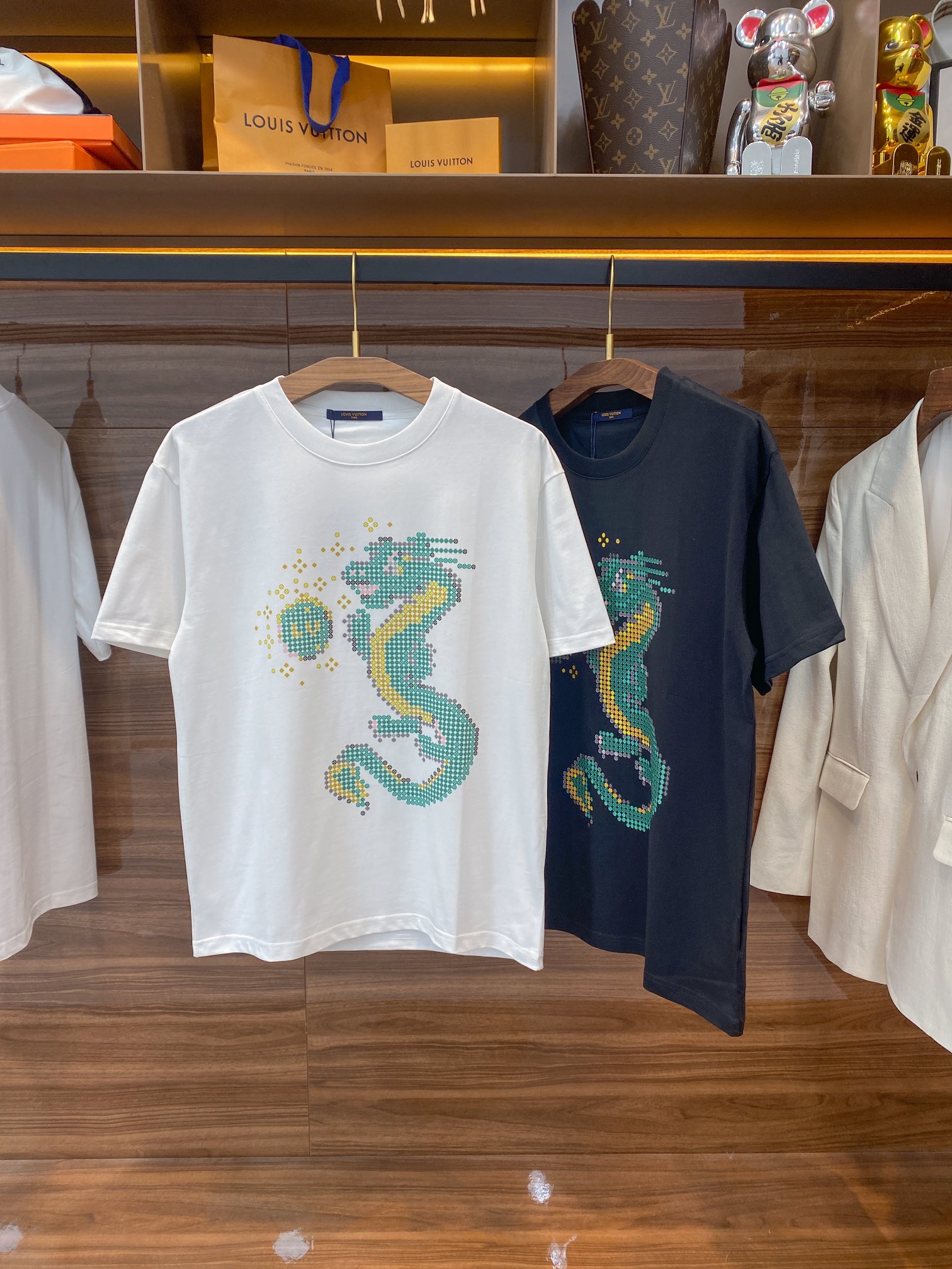 頂級奢侈品服裝歐美大牌高仿LV春夏新品純棉圓領短袖T恤