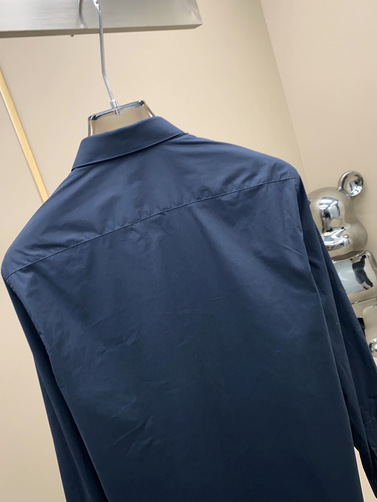 頂級字母刺繡LV高仿路易威登純棉長袖襯衣男裝衣服