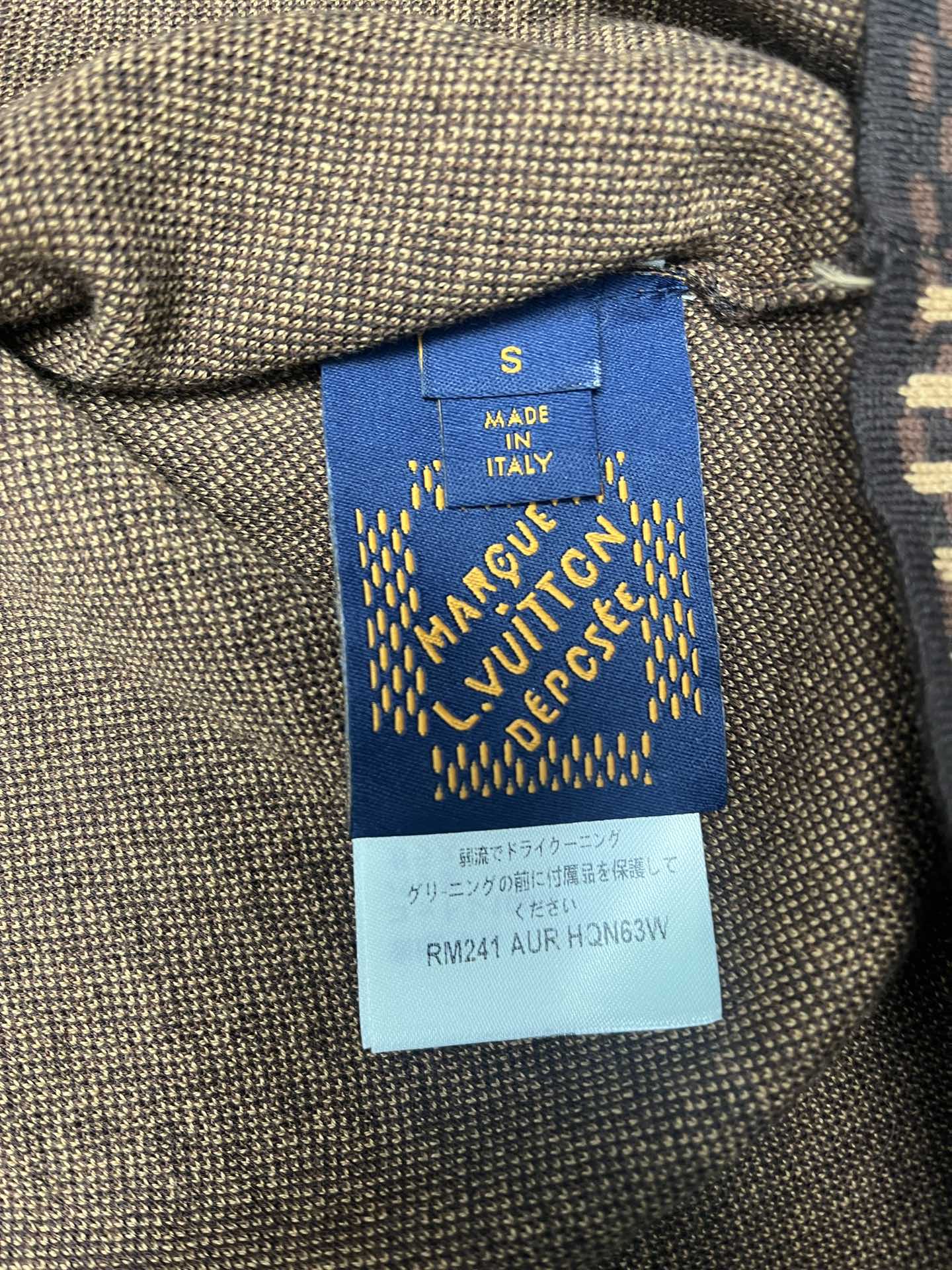 Louis Vuitton 路易威登高仿男裝提花純棉圓領時尚T恤盤棋格T恤