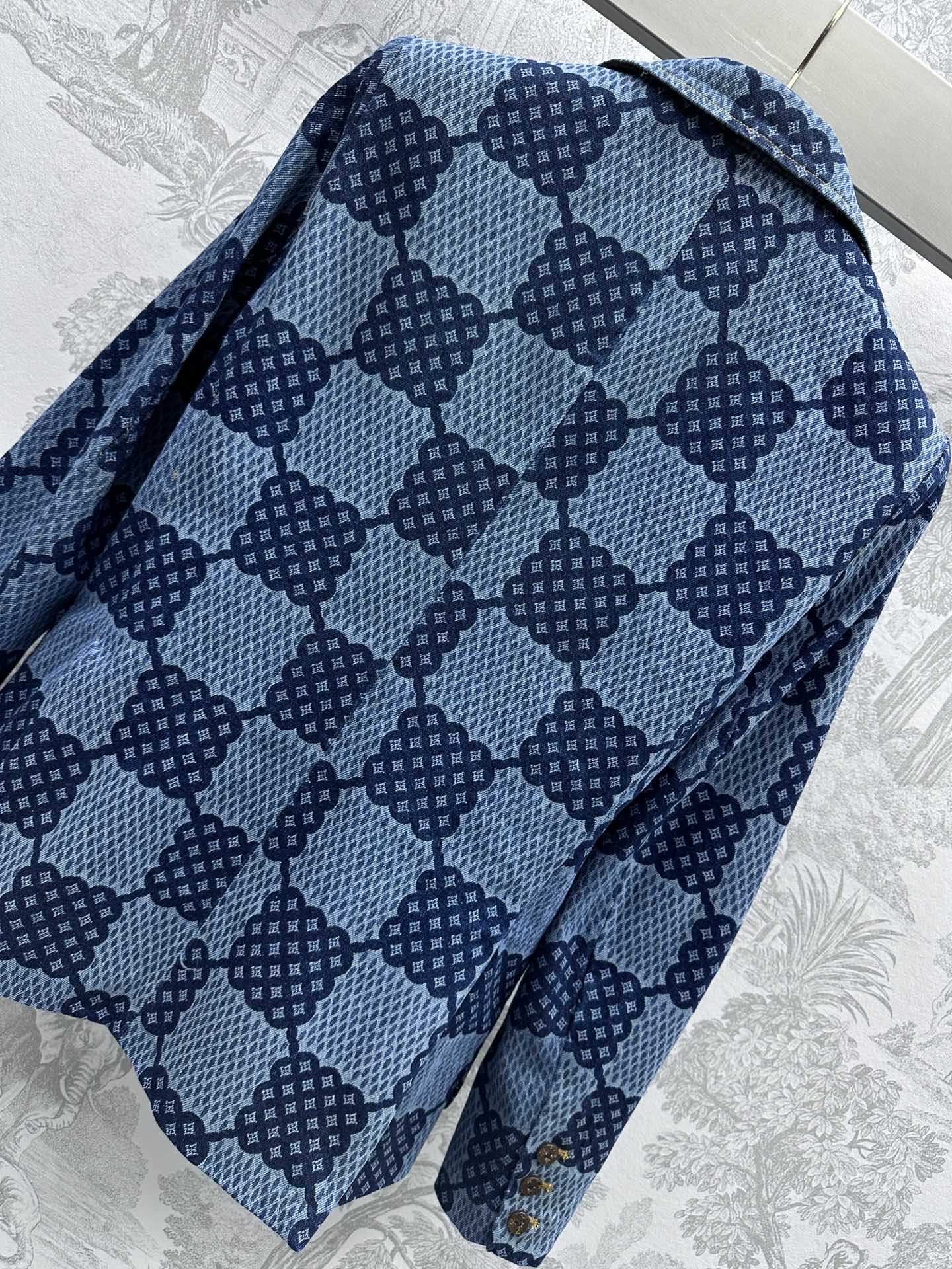 LV高仿盤棋格設計經典全棉西裝男裝西服外套