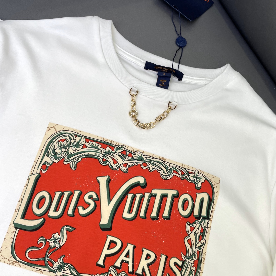 Louis Vuitton路易威登頂級原單印花女款T恤