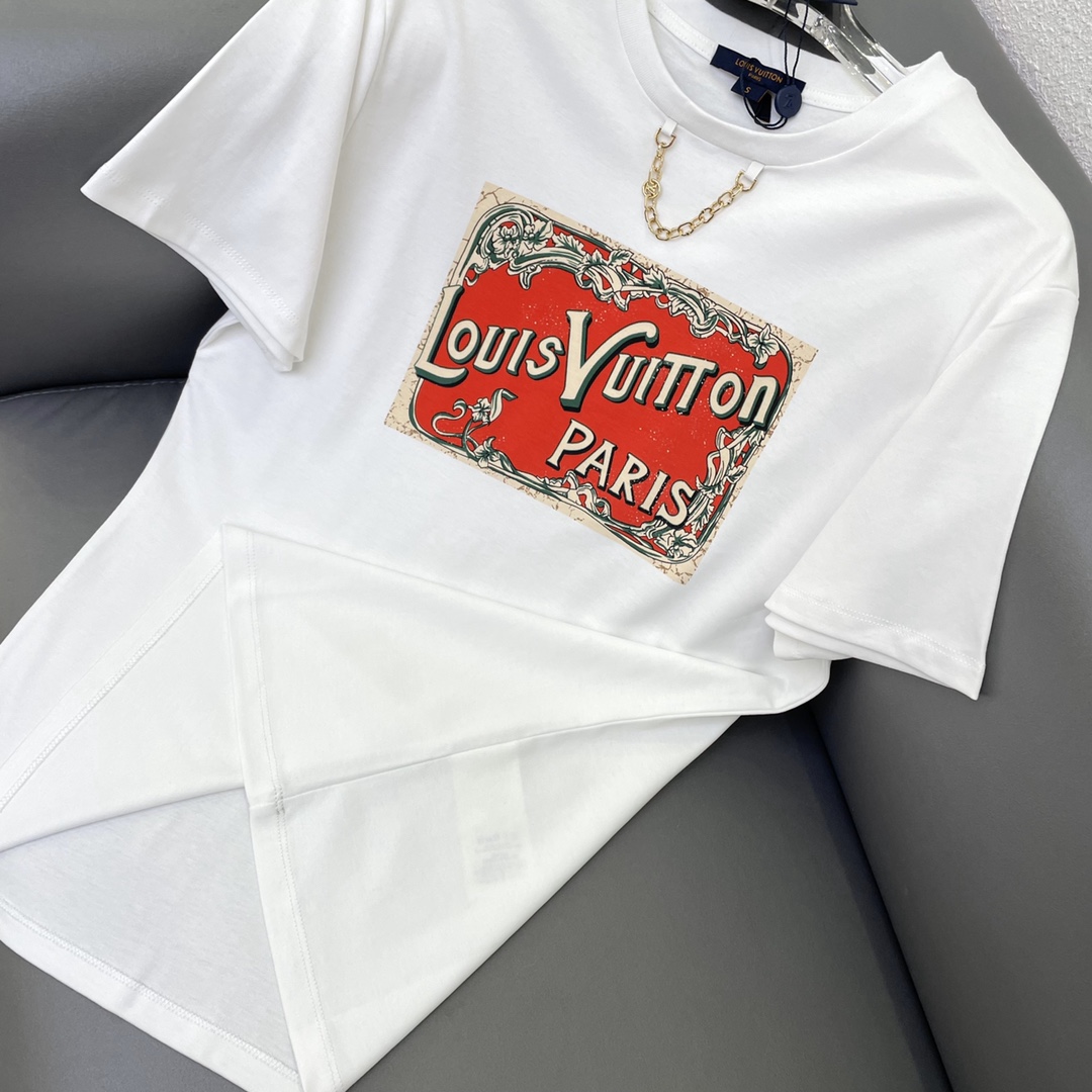 Louis Vuitton路易威登頂級原單印花女款T恤
