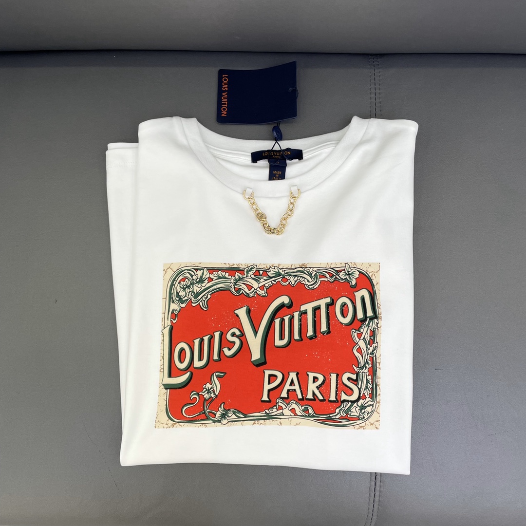 Louis Vuitton路易威登頂級原單印花女款T恤