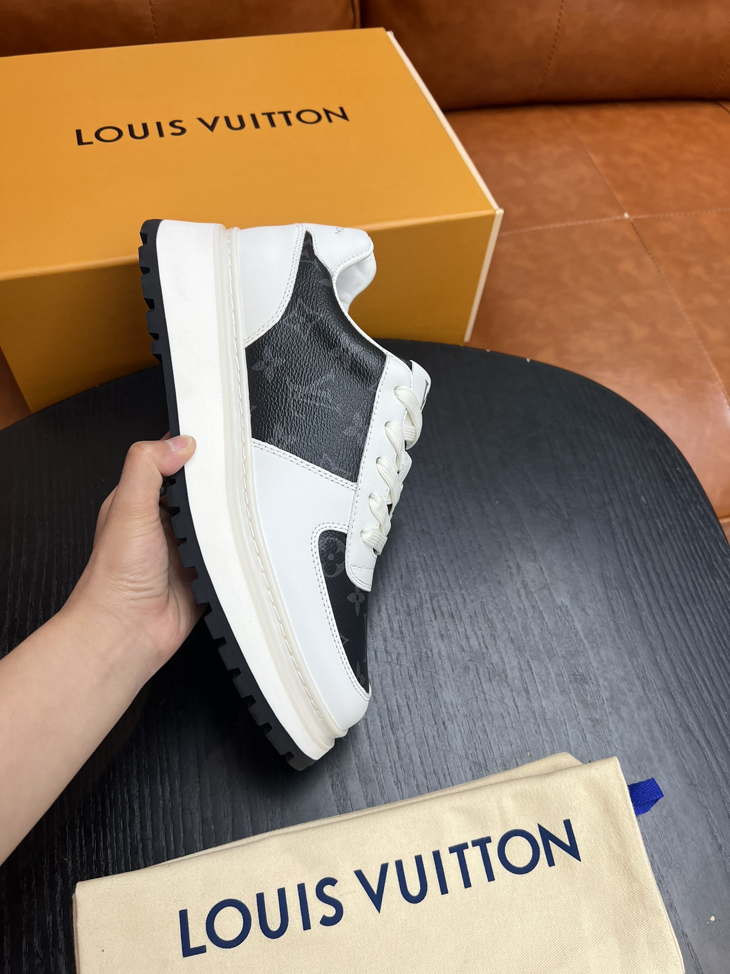 Louis Vuitton 官網同步原單品質高仿運動休閒鞋男裝低幫鞋