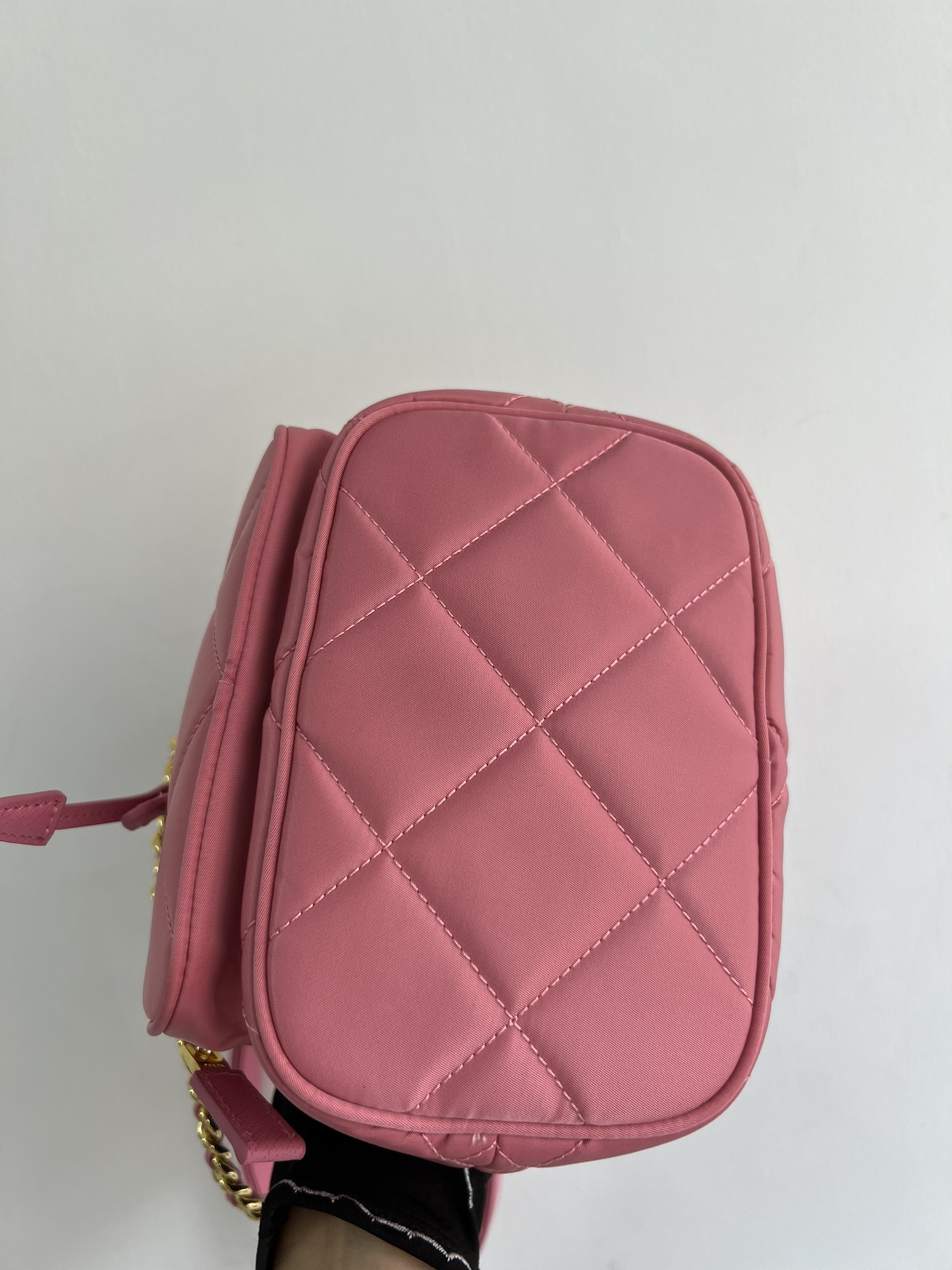 1比1複刻普拉達包包 Prada Re-Edition 1995 Chaîne Re-Nylon 肩背袋 紅