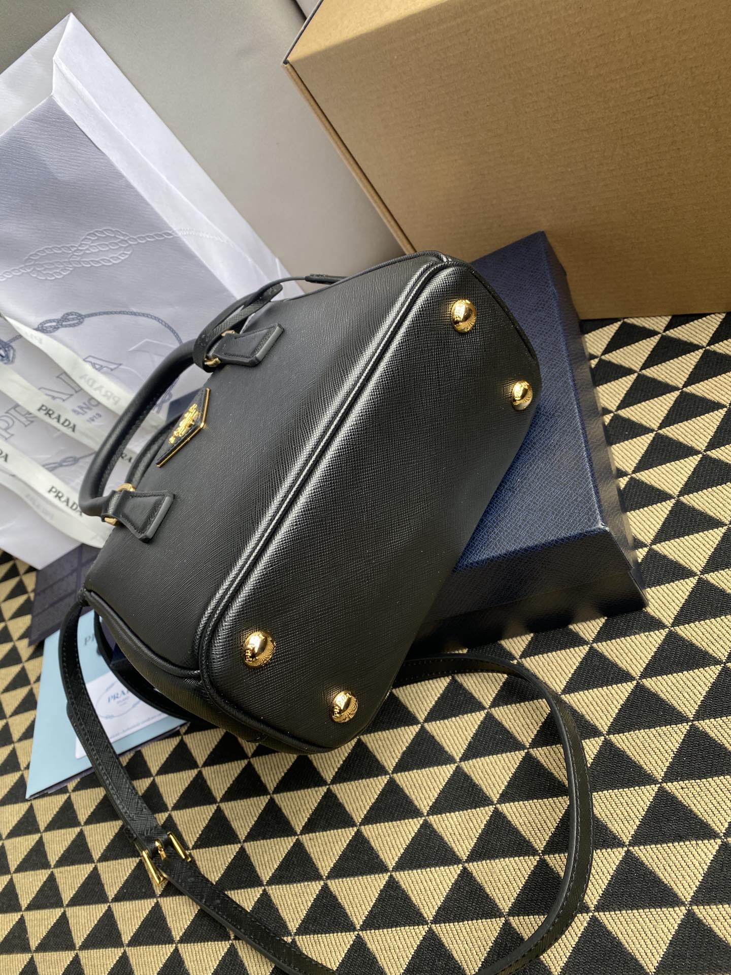 原單普拉達包包 Prada Galleria Saffiano皮革迷你手袋mini殺手包