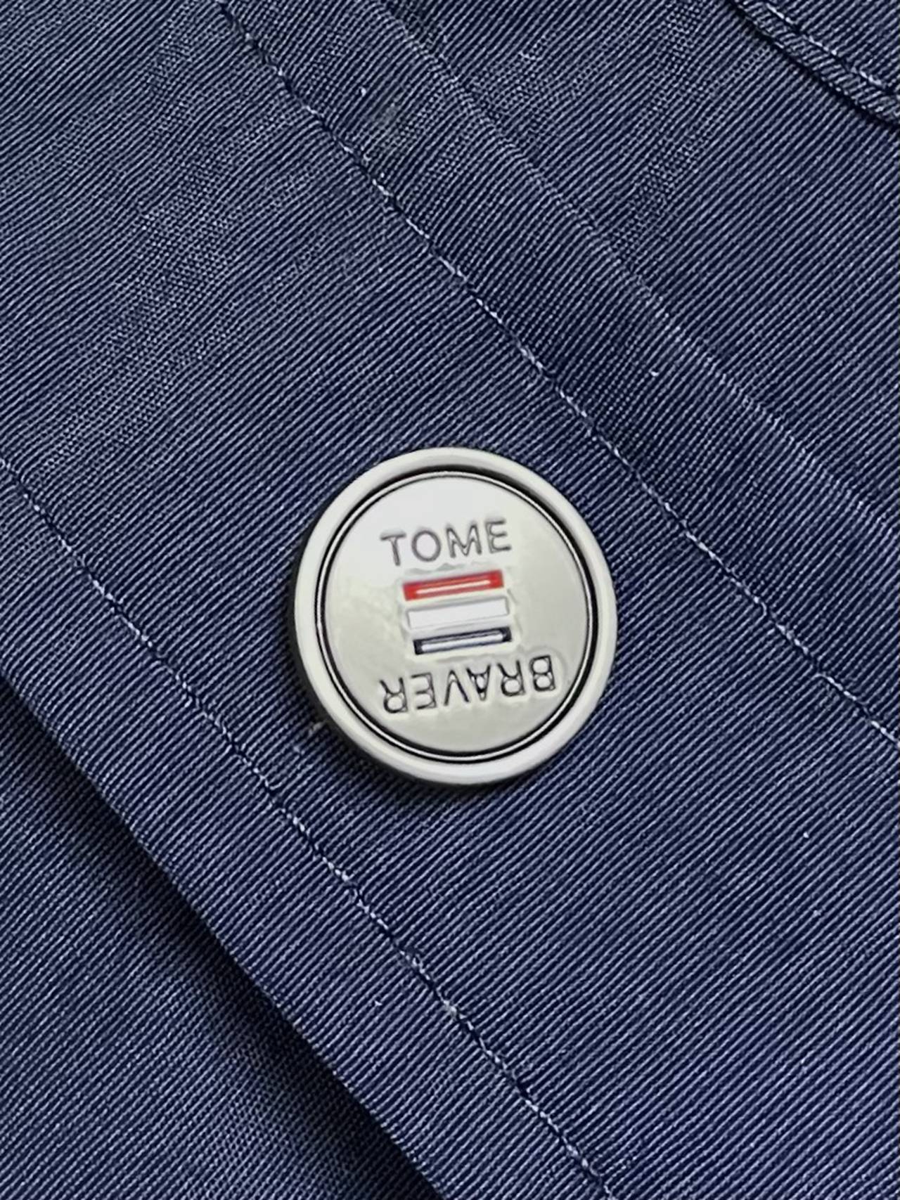 ThomBrowne TB 2024高仿長袖襯衫藍色
