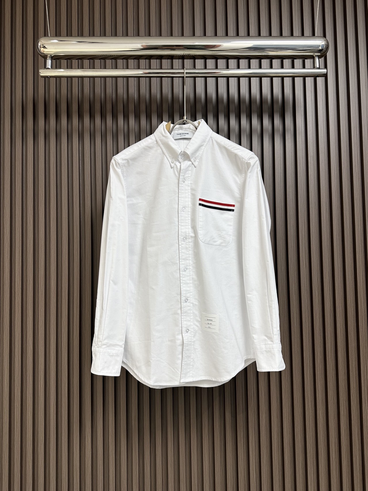 Thom Browne tB2024春季新品純白色男裝高仿原單襯衣