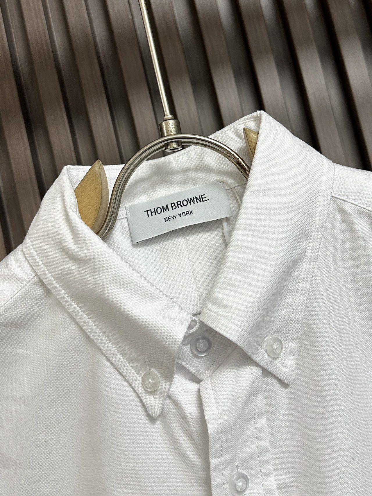 Thom Browne tB2024春季新品純白色男裝高仿原單襯衣
